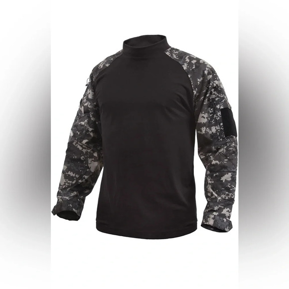 Rothco Tactical Combat Airsoft Shirt Lightweight Military Paintball Army Stretch - Picture 3 of 7